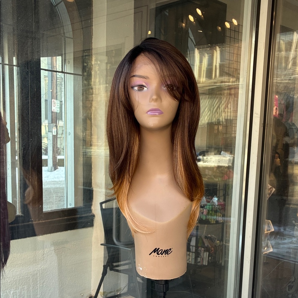 Women's Ombre Brown Wig
